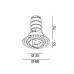NANO WW R TRIMLESS, D35мм, H67мм, LED 6W 3000K, черный (01.3902.6.930.BK)