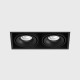 KARDAN 2, L210mm, W108mm, H80mm, LED 2х9W, 3000К, черный (01.6110.26.930.BK)