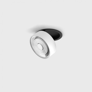SOL IN, D95мм, H33мм, LED 14W 3000K, черный-белый (01.9533.14.930.BK + SOL RING WHITE)
